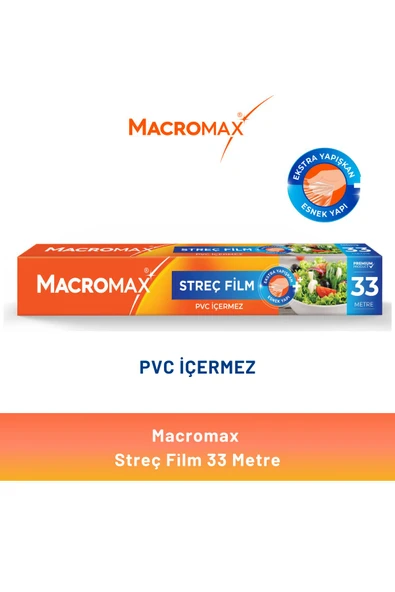 Macromax Streç Film 33 Metre ürün görseli 1
