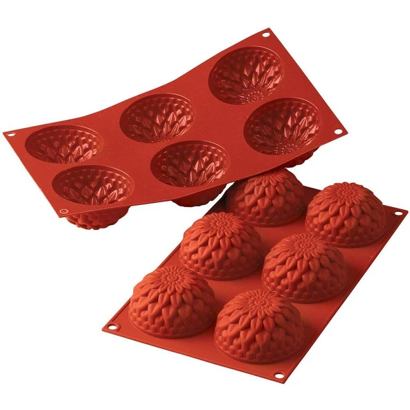 Silikomart sf078 Yıldız Çiçeği Kek Kalıbı ürün görseli 1