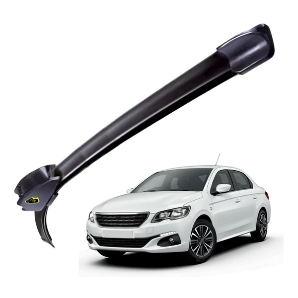 Mega Oto Market RBW Otomobil Sileceği Muz Silecek Takımı 60/40 cm 24/16 inch Citroen C Elysee - Peugeot 301 - Renault Clio 3 ile uyumlu ürün görseli 1
