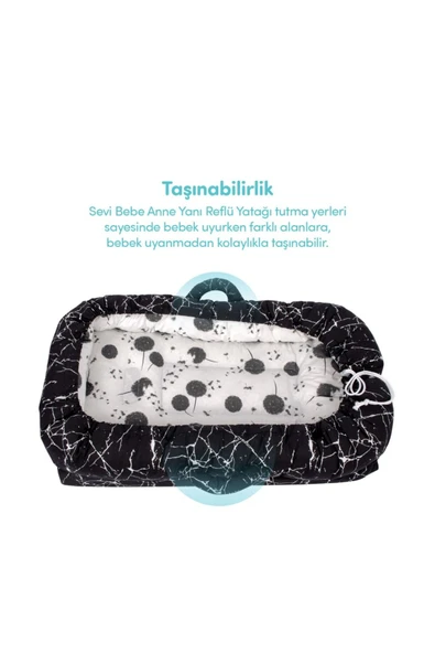 Sevi bebe Anne Yanı Bebek Reflü Yatağı ürün görseli 1