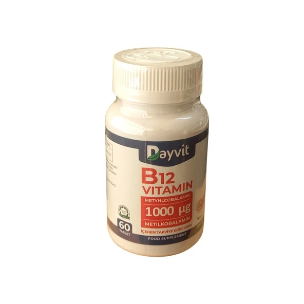 Dayvit Vitamin B12 1000MCG 60 Tablet ürün görseli 1