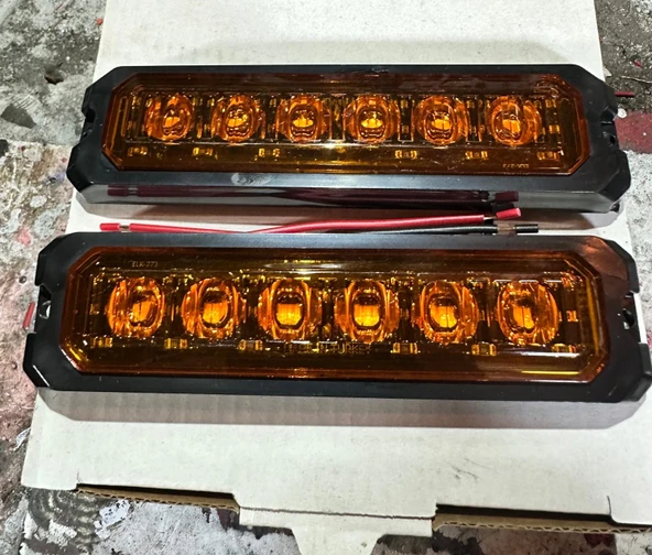 Çakar Lamba 6 Ledli 12V/24V - Resim 3