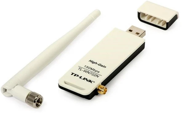 Tp-Link TL-WN722N 150 Mbps Antenli Kablosuz USB Adaptör ürün görseli 1