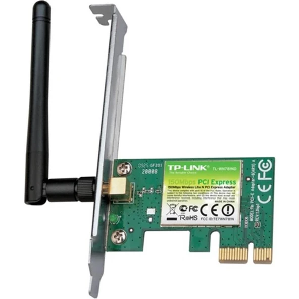 Tp-Link TL-WN781ND 150 Mbps PCI Express Kablosuz Adaptör ürün görseli 1