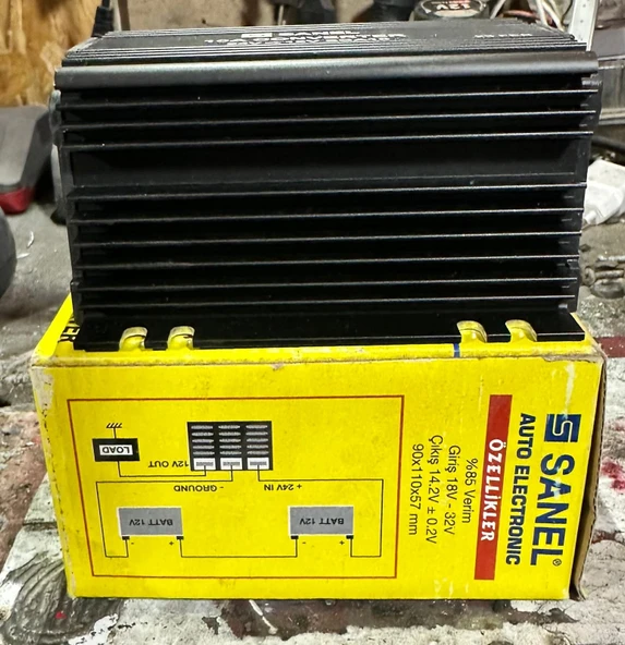 24V/12V Çevirici Sanel - Resim 3