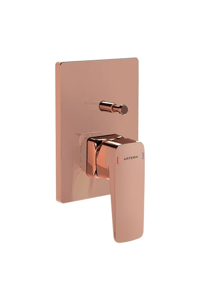 Artema Root Square Ankastre Banyo Bataryası Bakır A4275226 ürün görseli 1