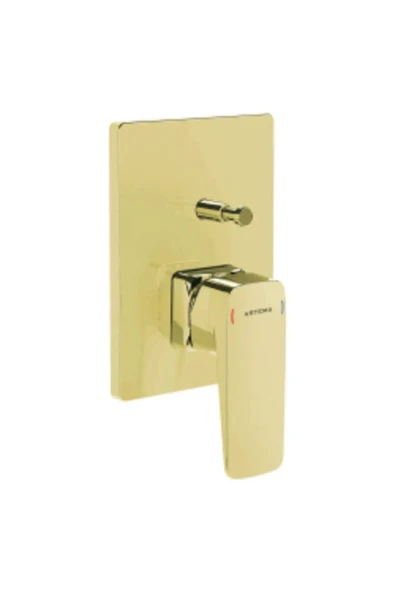 Artema Root Square Ankastre Banyo Bataryası Altın A4275223 ürün görseli 1