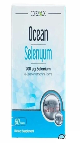 Orzax Ocean Selenyum Takviye Edici Gıda 60 Tablet ürün görseli 1