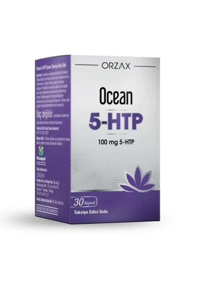 Orzax Ocean 5-HTP Takviye Edici Gıda 30 Kapsül ürün görseli 1