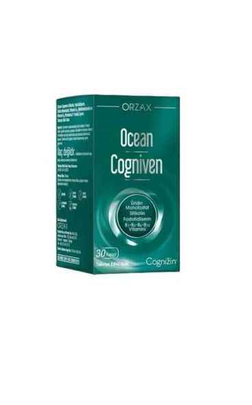 Orzax Ocean Cogniven İçeren Takviye Edici Gıda 30 Kapsül ürün görseli 1