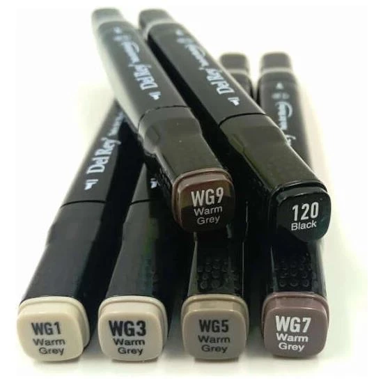 DELREY TWIN MARKER SICAK GRI TONLARI WG1/3/5/7/120 ürün görseli 1