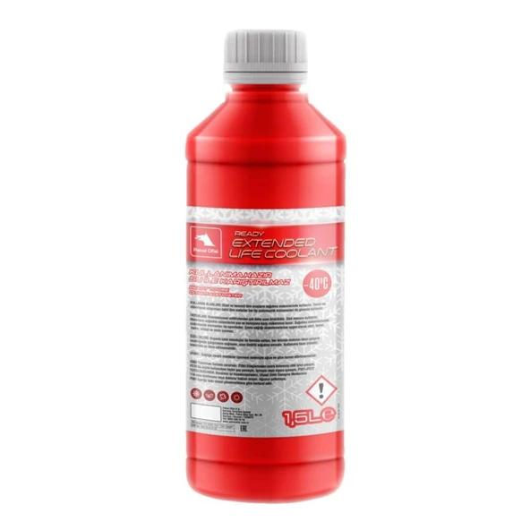 Petrol Ofisi Ready Extended Life Coolant (-40) 1500ml ürün görseli 1