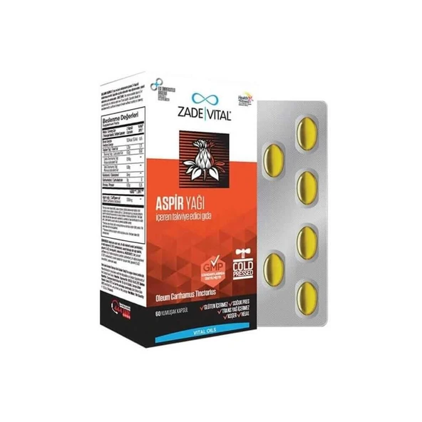 Zade Vital Aspir Yağı 60 Kapsül ürün görseli 1