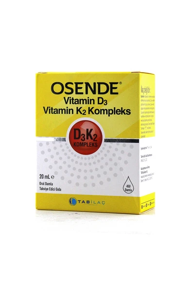 Osende D3K2 Complex 20 ml Damla ürün görseli 1