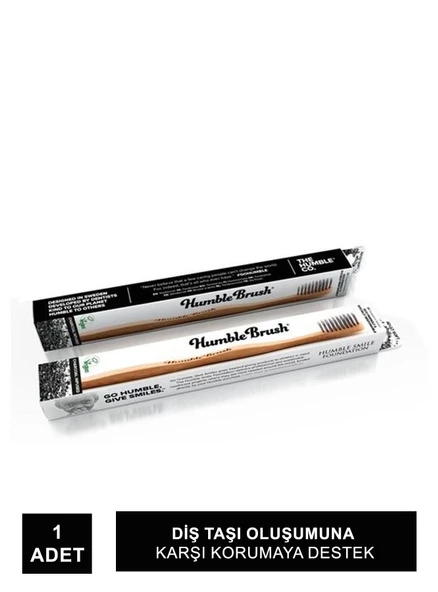 Humble Brush Bambu Diş Fırçası Soft Kömür ürün görseli 1