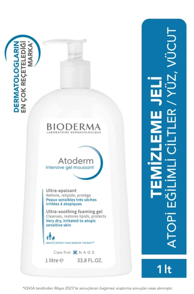 Bioderma Atoderm Intensive Foaming Gel Moussant 1 lt ürün görseli 1