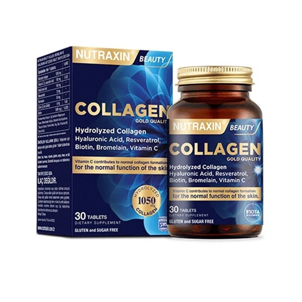 Nutraxin Beauty Collagen Gold 30 Tablet ürün görseli 1