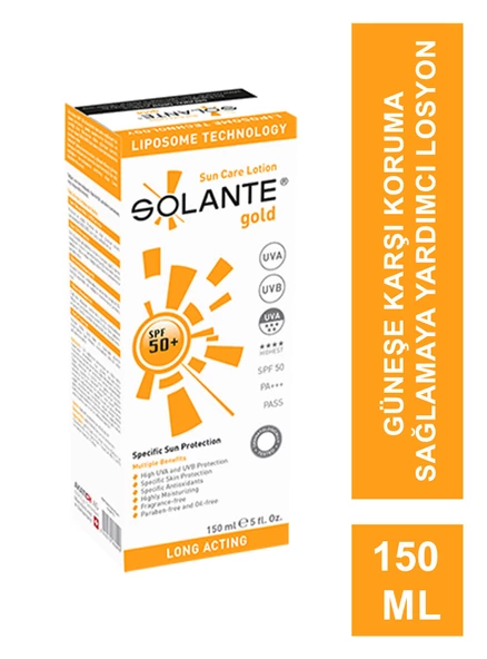 Solante Gold  SPF 50+ Güneş Koruyucu Losyon 150 ml ürün görseli 1