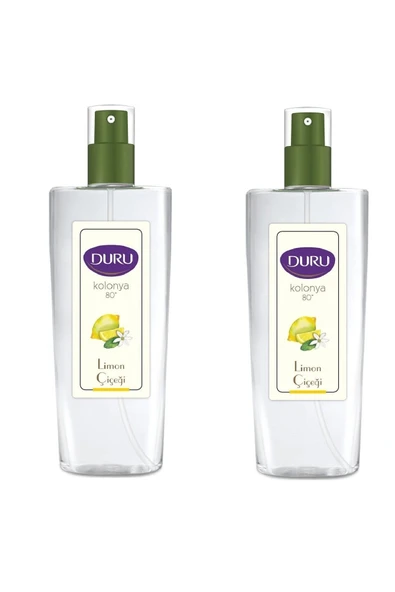 Duru Limon Çiçeği Kolonya 80 Derece Sprey 150 ml X 2 Adet ürün görseli 1