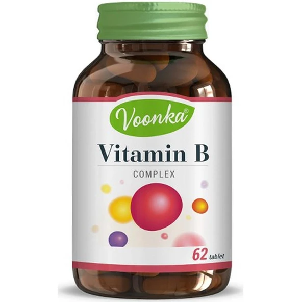 Voonka Vitamin B Complex 62 Tablet ürün görseli 1