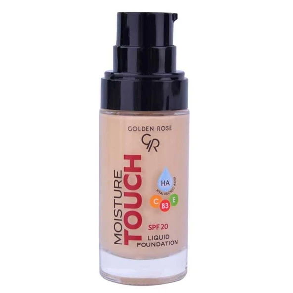 Golden Rose Moisture Touch Liquid Fondöten SPF 20 111 30ml ürün görseli 1