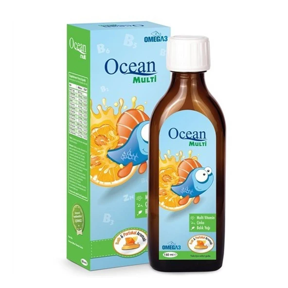 Orzax Multi Vitamin Balık Yağı Bal-Portakal 150ml ürün görseli 1