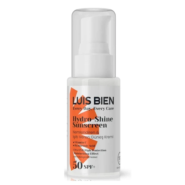 Luis Bien Nemlendiren ve Işıltı Veren Güneş Kremi SPF50 50ml ürün görseli 1