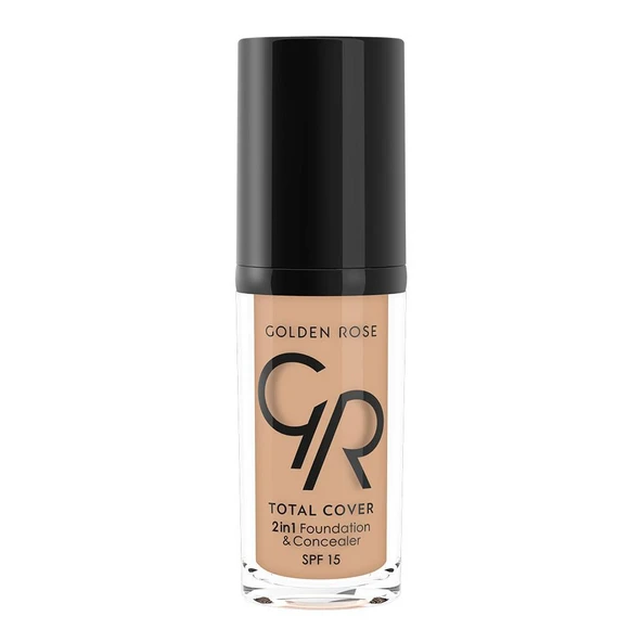 Golden Rose Total Cover Fondöten No:15 30ml ürün görseli 1