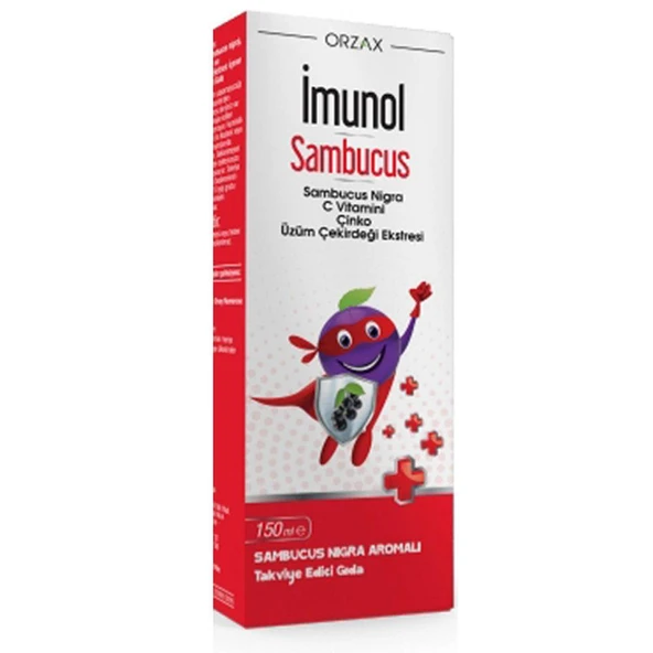 Orzax Ocean Imunol Sambucus Sıvı Takviye Edici Gıda 150ml ürün görseli 1