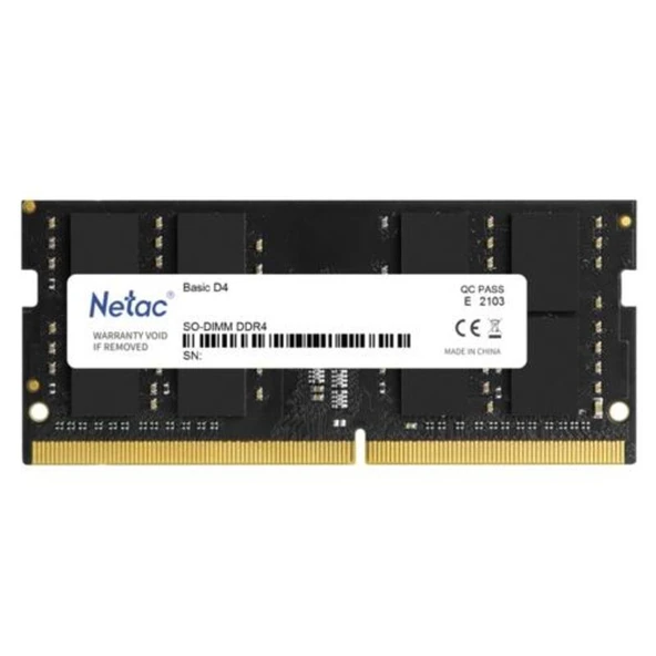 Netac Basic 16GB 3200MHz DDR4 NTBSD4N32SP-16 ürün görseli 1