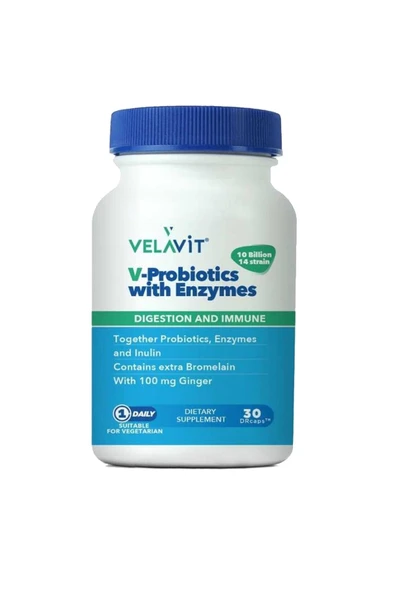 Velavit V-Probiotics 30 Tablet ürün görseli 1