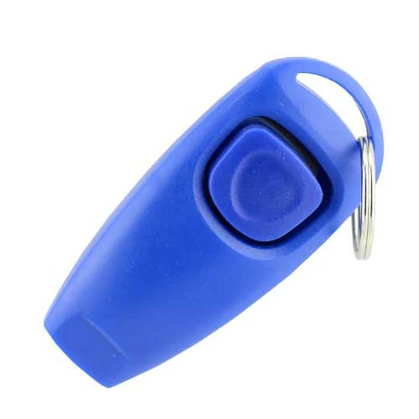 Köpek Eğitimi için Düdüklü Clicker 6 cm. Mavi ürün görseli 1