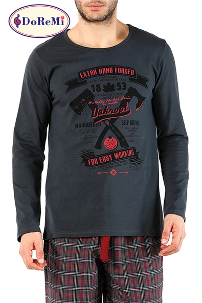 DoReMi Dark Damon Erkek Pijama Takımı - Resim 5