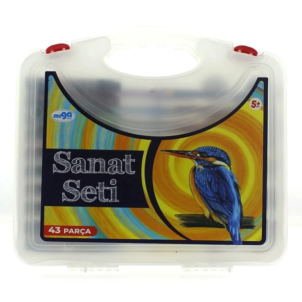 43 Parça Çantalı Sanat Seti - Resim 2