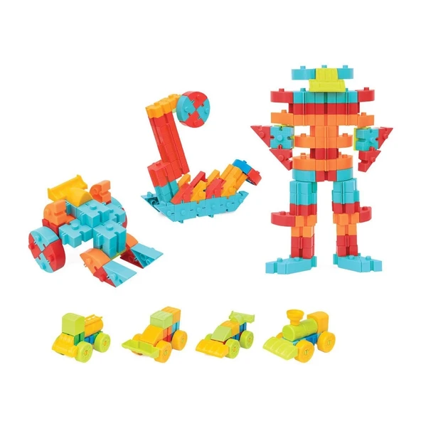 04034 Smart Blok Seti 96 Parça -Dede - Resim 2