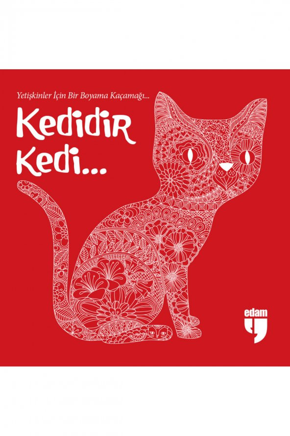 Kedidir Kedi-Yetişkinler İçin Bir Boyama Kaçamağı... ürün görseli 1