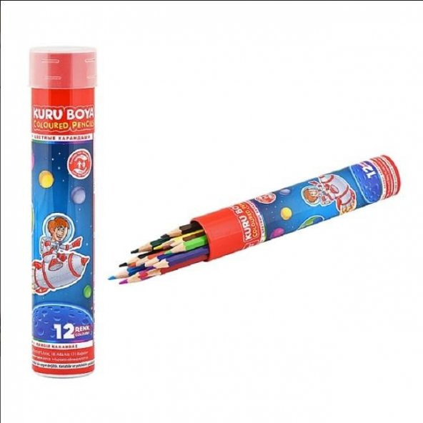 Kuru Boya 12 Renk Metal Tüp Mikro Kuru Boya Kalemi Metal Tüp 12 Renk ürün görseli 1