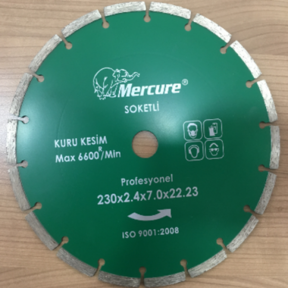 MERCURE 230*2,4*22 SOKETLİ  BETON KESME DİSKİ ürün görseli 1