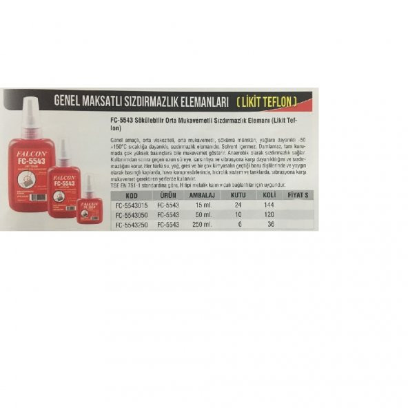 FORCE FC-5543 LİKİT TEFLON 250 ML ürün görseli 1