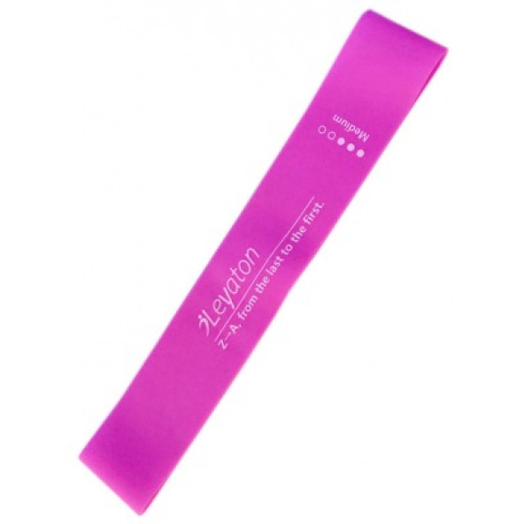 Latex Aerobik Band Orta Direnç Koyu Pembe Renk Lab300 ürün görseli 1