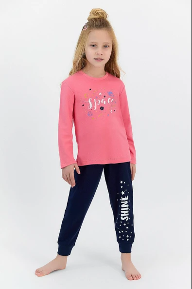 Roly Poly 2565 Space Kız Çocuk Pijama Takımı ürün görseli 1