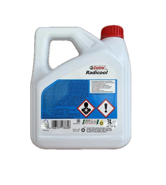 Castrol Radicool 3 lt Mavi Antifriz - 2025 Ü.T - Resim 2