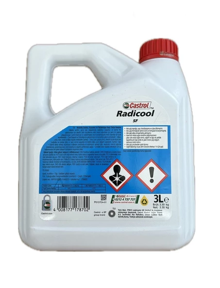 Castrol Radicool SF 3 lt Kırmızı Antifriz - Resim 2