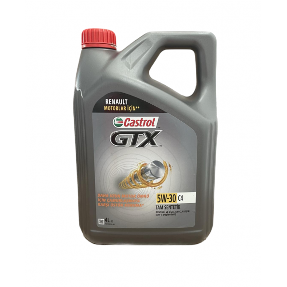Castrol GTX 5W-30 C4 4 lt Motor Yağı - 2025 ürün görseli 1