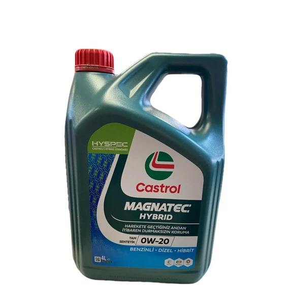 Castrol Magnatec Hybrit 0W-20 4 Lt Motor Yağı - 2025 ürün görseli 1
