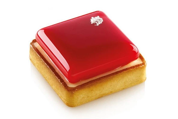 Silikomart Kit Tarte Ring Square Kek Kalıbı 80*80 mm ürün görseli 1
