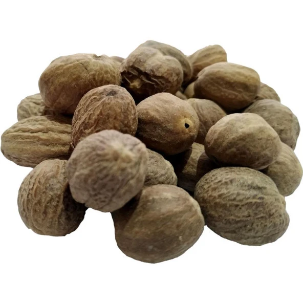 Doğal Muskat Hint Cevizi Tane Küçük Hindistan Cevizi 100GR ürün görseli 1