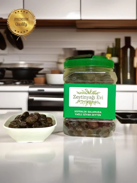 Sele Sofralık Siyah Zeytin 900 Gram Doğal Fermente 900 Gram ürün görseli 1