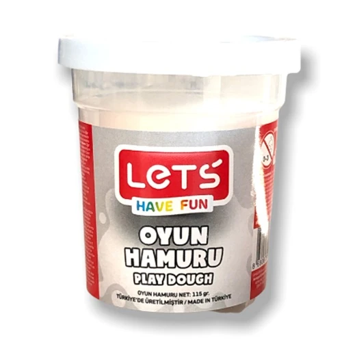 Lets Oyun Hamuru 115Gr Beyaz - 4 adet ürün görseli 1