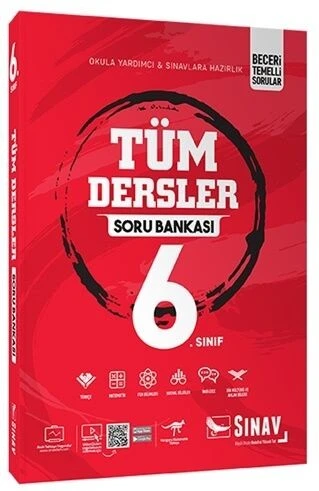 6. Sınıf Tüm Dersler Soru Bankası Sınav Yayınları ürün görseli 1